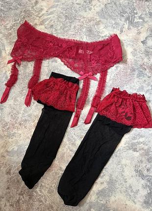 Пояс подвязки для чулок gossard