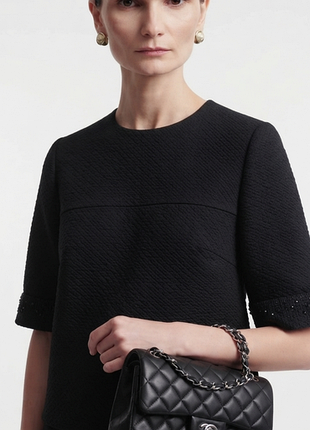 Эксклюзив: оригинальный топ/блузон chanel uniform (коллекция для персонала бутиков),размер 36/s.