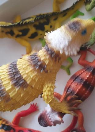 Игрушка ящерица, зверька, набор 6