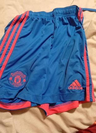 Брендові шорти adidas manchester united — оригінал дешево