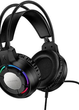 Накладные наушники borofone bo112 wave 3.5mm+usb