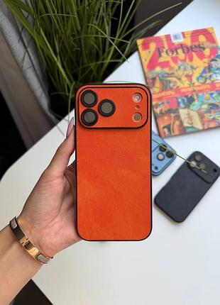 Чохол iphone texture orange  арт ch00029