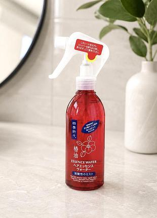 Kumano yushi moisturizing hair essence camellia oil рідка есенція для волосся з олією камелії, 250 мл