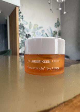 Крем для зони навколо очей olehenriksen banana bright+ eye cream, 5 ml, новий