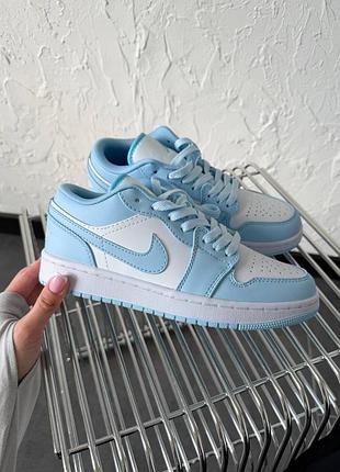 Nike air jordan 1 low blue white