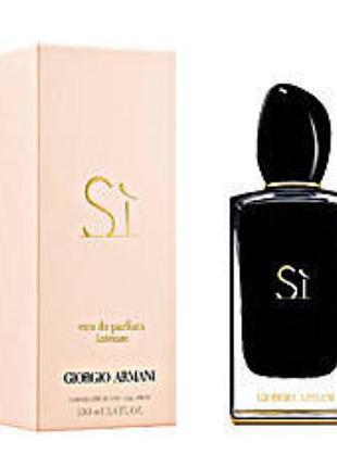 Жіноча парфумована вода giorgio armani si eau de parfum intense (джорджіо армані сі еу де парфум інтенс)  100 мл. лот х9