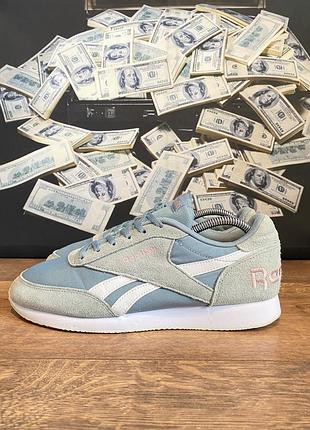 Кросівки reebok, чоловічі, мають блакитно сірий вид , розмір 40,5 розмір устілки 26,5 сантиметрів.