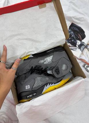 ✔️ nike jordan 5 retro off-white muslin