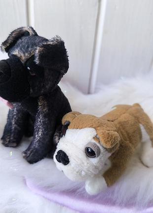 Мягкая игрушка собачка dog collection бульдог