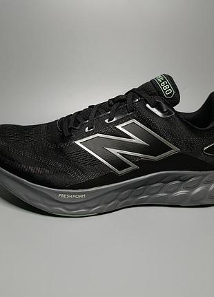 Кроссовки new balance fresh foam 680v8 waterproof (44 / 28см.) m680wbk8
