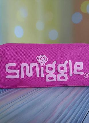 Рожевий пенал smiggle twin zip pencil case