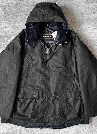 Barbour modern beaufort waxed jacket ваксована утеплена куртка