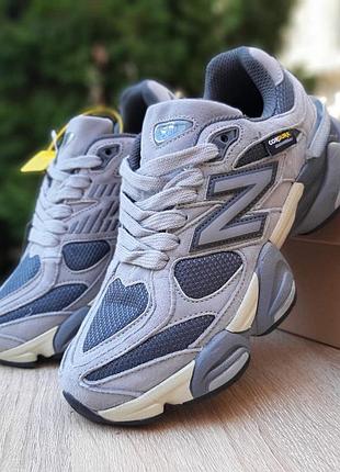 Женские качественные и стильные кроссовки new balance 9060 cordura серые