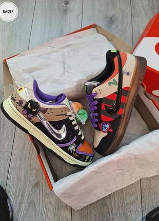 Кросівки чоловічі nike sb dunk low halloween custom