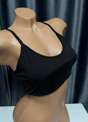 Чорний спортивний топ h&m move с технологией drymove™
