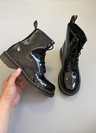 Женские ботинки dr. martens 1460 patent black 39(24.5cm)