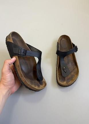 Birkenstock gizeh black 39(24.5cm) arizona boston