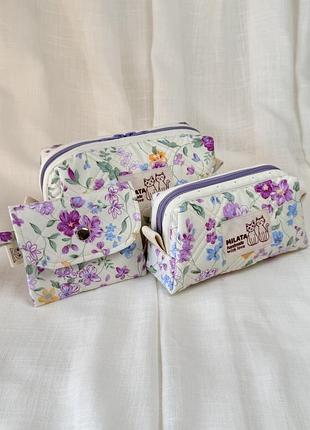 Косметички ручной работы, набор из 3-х предметов, handmade, milata