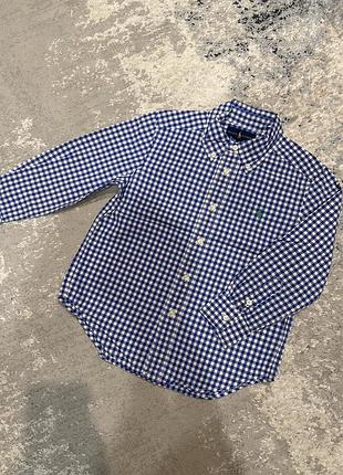 Сорочка ralph lauren у клітинку 4 роки