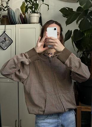 Худі толстовка в клітинку ретро l.o.g.g. by h&m