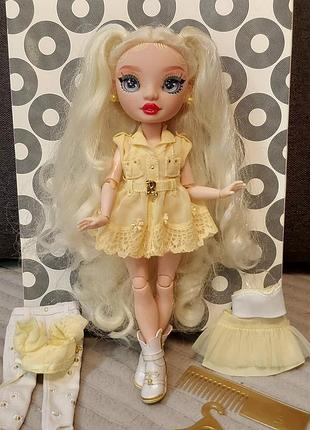Лялька rainbow high delilah fields buttercup yellow, рейнбоу хай ромашка делайла філдс