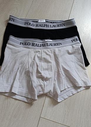 Базові боксерки котонові труси чоловічі polo ralph lauren s c 8 36 44