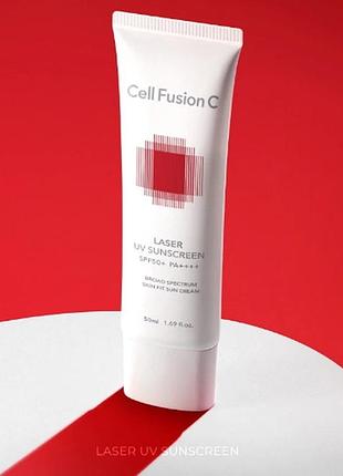 Cell fusion c laser uv sunscreen 10ml spf50 солнцезащитный крем санблок