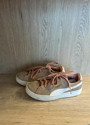 Кросівки puma, 23см, натуральна замша