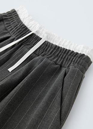 Брюки серые zara 3