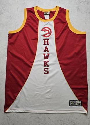 Баскетбольна майка  majestic atlanta hawks hardwood classics nba jersey