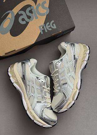 Кросівки ronnie fieg x asics gel kayano 12.1 cream pure aqua — стильна модель для чоловіків