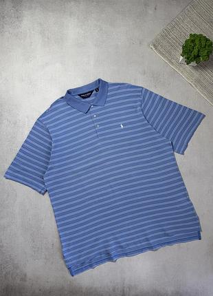 Поло футболка чоловіча у смужку polo ralph lauren оригінал преміальна golf