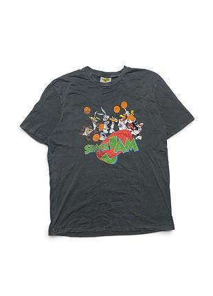 Чоловіча футболка space jam looney tunes vintage 90s сіра xl
