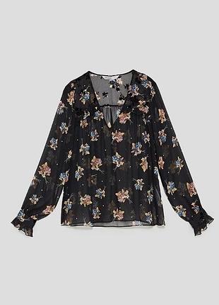 Легка вільна блузка zara