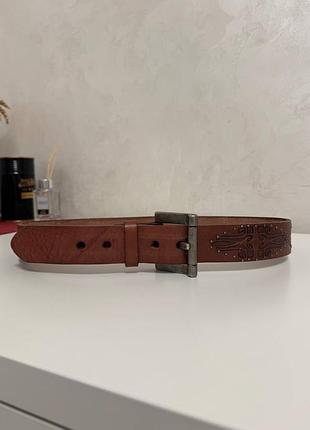 Шкіряний ремінь levi's premium