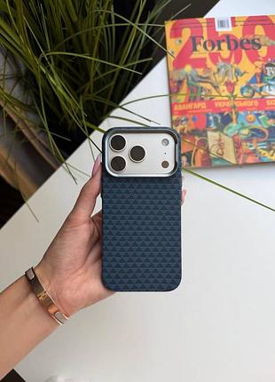 Чохол iphone carbon blue  арт ch00046