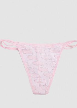 Жіноча бавовняна прилегла трусикова стрічка з принтом s