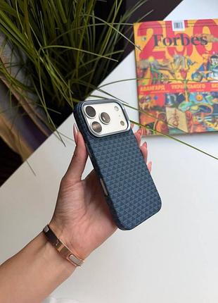 Чохол iphone carbon blue арт ch00046