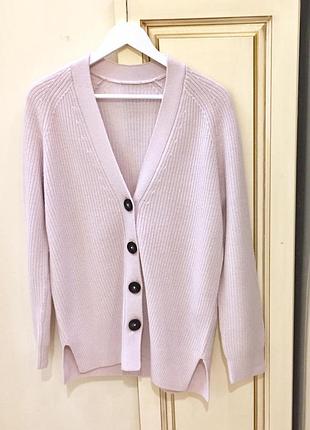 Новий.кардиган з меріно naturaline bio faire switzerland 100%  organic merino wool relaxed cardigan nude ivory оригінал.зі свіжих колекцій