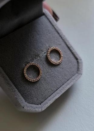 Пусеты «кольца» xuping jewelry