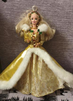 Коллекционная кукла barbie happy holidays (1994)