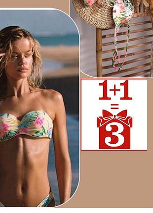 1+1=3 тренд сексуальний купальник new yorker censored swim принт пушап
