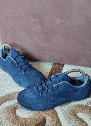 Кросівки meindl pure comfort lady 3.0 barefoot. 40-41 розмір, темно-синього кольору, з натуральної замші.