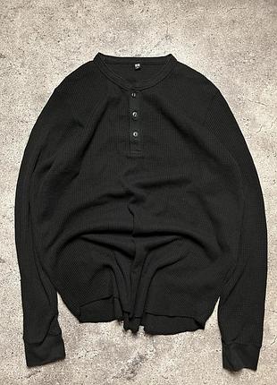 Соловічий базовий лонгслів uniqlo