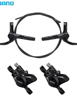 Гідравлічні дискові гальма shimano br-mt200 (комплект передні + задні)