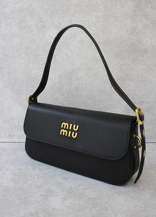 👜 стильна чорна сумочка miu miu