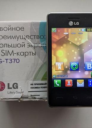 Телефон lg t370 бу 6