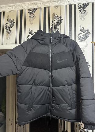 Nike чоловіча зимова куртка xxl нова чорна — 1800 грн