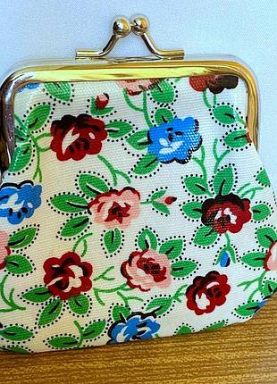 Кошелек для монет с фермуаром 10смх10см цветочный узор la petite rose / rex london /dotcomgiftshop/.