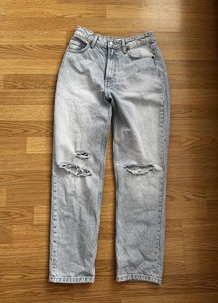 Джинси zara , висока посадка мом